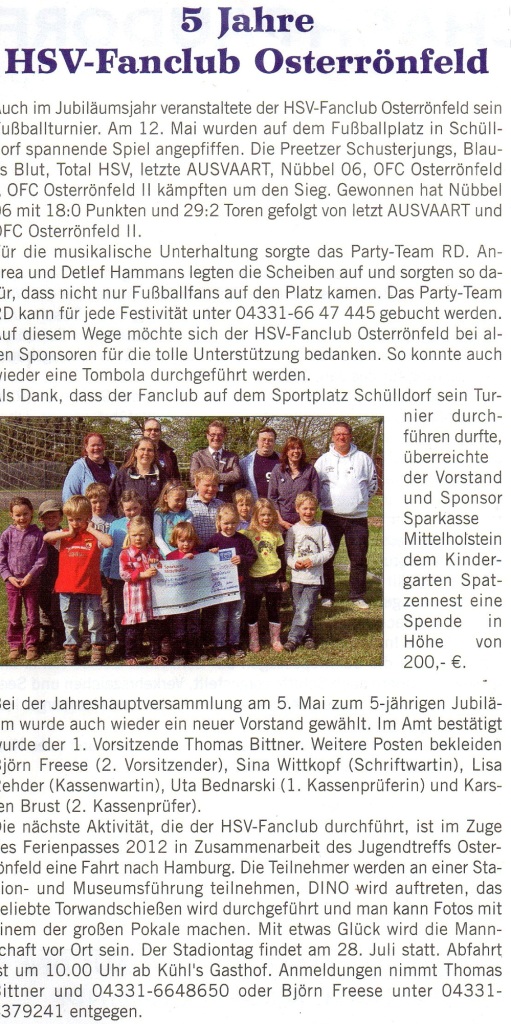 Bericht Kanalblatt 2012 Bericht Kanalblatt 2012