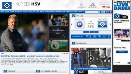 Homepage HSV de